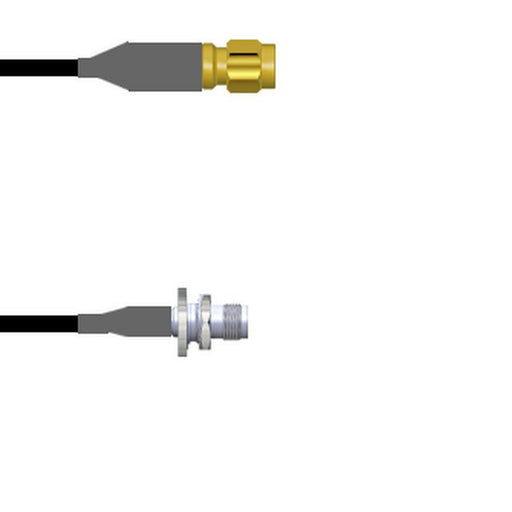 Q-6704S000M084I by Amphenol Custom Cable - SMA-SP/TNC-SJB LMR24 84I