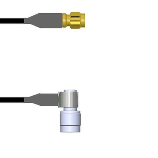 Q-6704Z000M060I by Amphenol Custom Cable - SMA-SP/TNC-RP LMR24 60I