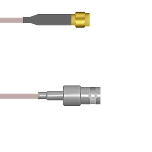 Q-6800300050.5M by Amphenol Custom Cable - SMA-SP/BNC-SJ G316 0.5M