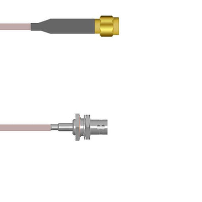 Q-680040005018I by Amphenol Custom Cable - SMA-SP/BNC-SJB G316 18I