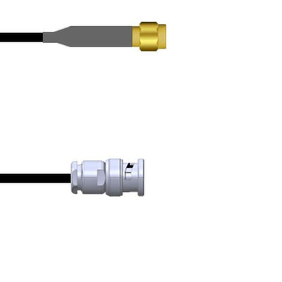 Q-6800J0003084I by Amphenol Custom Cable - SMA-SP/BNC-SP G174 84I