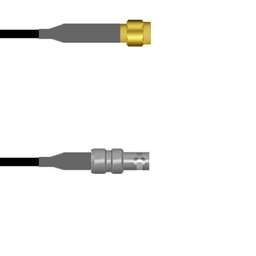 Q-6800Q0003006I by Amphenol Custom Cable - SMA-SP/HDBNC-SJ G174 6I