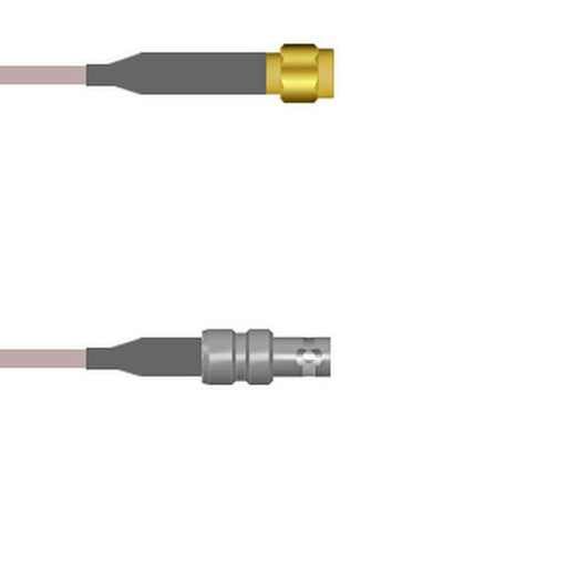 Q-6800Q0005024I by Amphenol Custom Cable - SMA-SP/HDBNC-SJ G316 24I