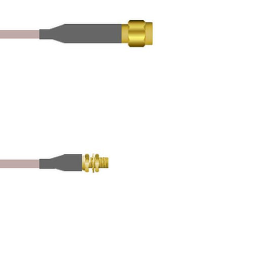 Q-680110005012I by Amphenol Custom Cable - SMA-SP/MCX-SJ G316 12I