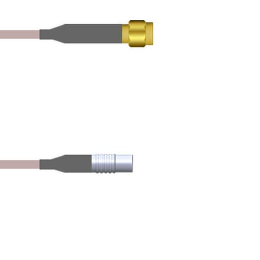 Q-680140005002M by Amphenol Custom Cable - SMA-SP/MCX-SJ G316 2M