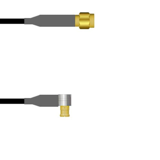 Q-6801A0003018I by Amphenol Custom Cable - SMA-SP/MCX-RP G174 18I