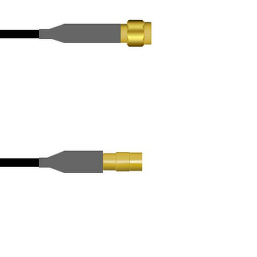 Q-6801J0003072I by Amphenol Custom Cable - SMA-SP/MMCX-SJ G174 72I