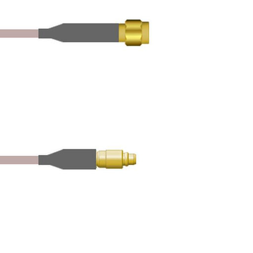 Q-6801Q0005018I by Amphenol Custom Cable - SMA-SP/MMCX-SP G316 18I