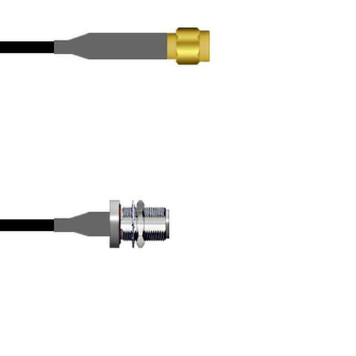 Q-6801T0003006I by Amphenol Custom Cable - SMA-SP/N-SJB G174 6I