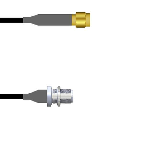 Q-6801U0003.75M by Amphenol Custom Cable - SMA-SP/N-SJB G174 0.75M