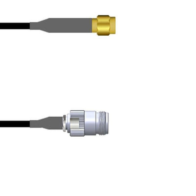 Q-680200003024I by Amphenol Custom Cable - SMA-SP/N-SJ G174 24I