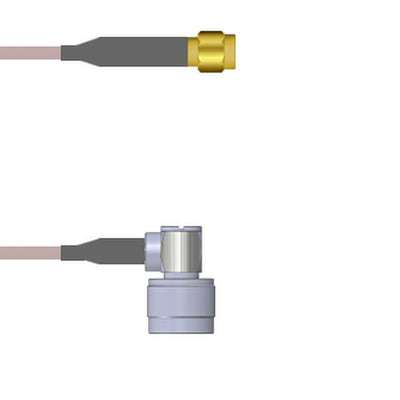 Q-6802C0005002M by Amphenol Custom Cable - SMA-SP/N-RP G316 2M