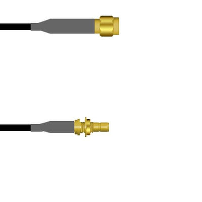 Q-6803M0003006I by Amphenol Custom Cable - SMA-SP/SMB-SJB G174 6I