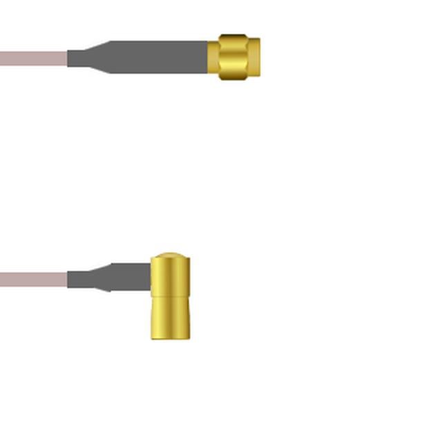Q-6803S0005.25M by Amphenol Custom Cable - SMA-SP/SMB-RP G316 0.25M
