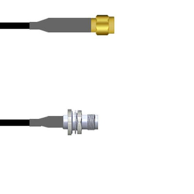 Q-6804E0003024I by Amphenol Custom Cable - SMA-SP/TNC-SJB G174 24I