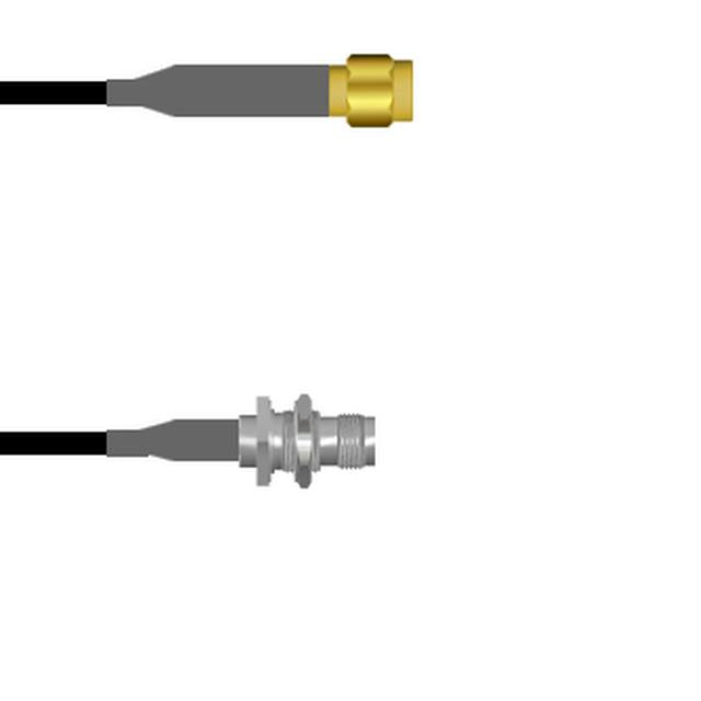 Q-6804F0003.25M by Amphenol Custom Cable - SMA-SP/TNC-SJB G174 0.25M
