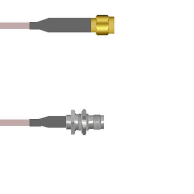 Q-6804F0005084I by Amphenol Custom Cable - SMA-SP/TNC-SJB G316 84I