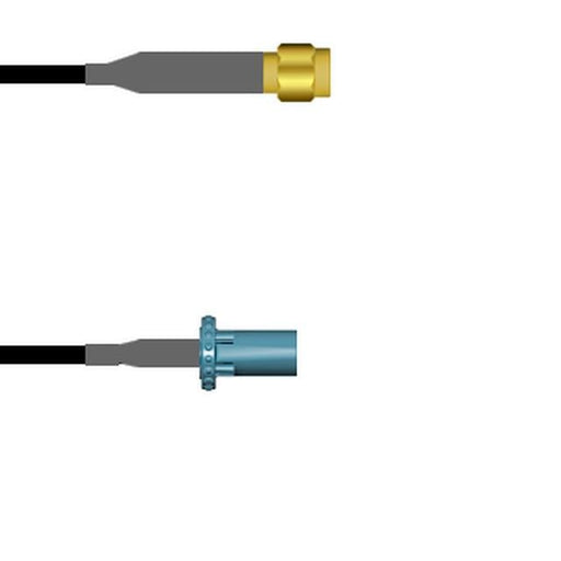Q-6805A0003018I by Amphenol Custom Cable - SMA-SP/FKRAZ-SP G174 18I