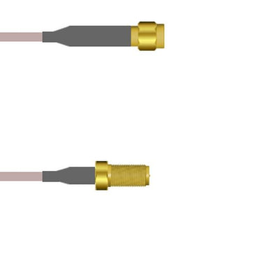 Q-680710005018I by Amphenol Custom Cable - SMA-SP/SMA-SJ G316 18I