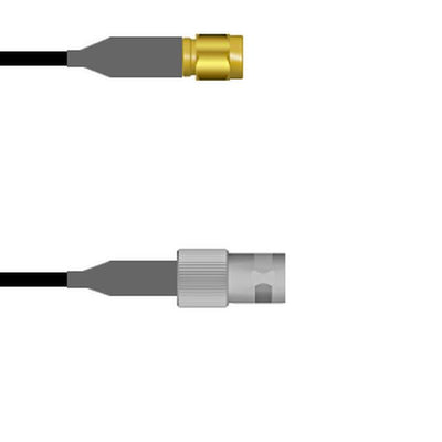 Q-690090008036I by Amphenol Custom Cable - SMA-SP/BNC-SJ RG58 36I