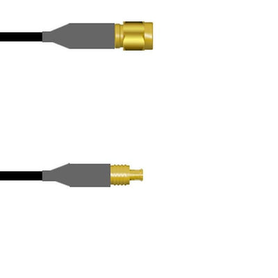 Q-6901E0008018I by Amphenol Custom Cable - SMA-SP/MCX-SP RG58 18I