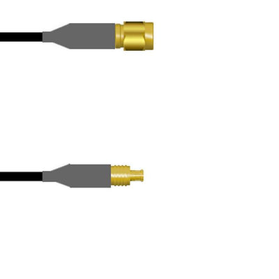 Q-6901E0008024I by Amphenol Custom Cable - SMA-SP/MCX-SP RG58 24I