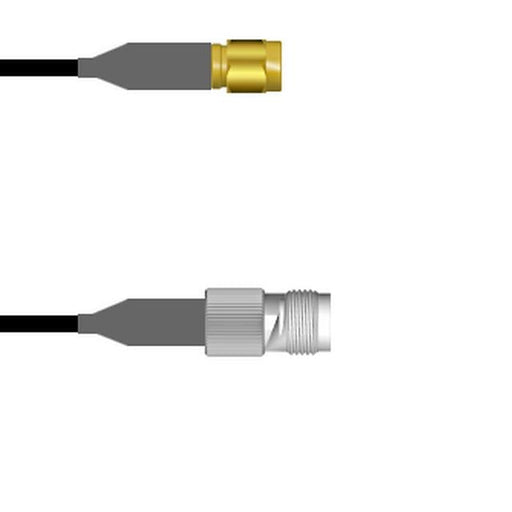Q-6904J0008.75M by Amphenol Custom Cable - SMA-SP/TNC-SJ RG58 0.75M