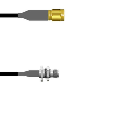 Q-6904K0008024I by Amphenol Custom Cable - SMA-SP/TNC-SJ RG58 24I