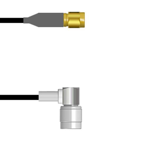 Q-6904W0008084I by Amphenol Custom Cable - SMA-SP/TNC-RP RG58 84I