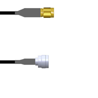 Q-690550008048I by Amphenol Custom Cable - SMA-SP/TNC-SP RG58 48I