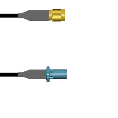 Q-6905B0008012I by Amphenol Custom Cable - SMA-SP/FKRAZ-SP RG58 12I