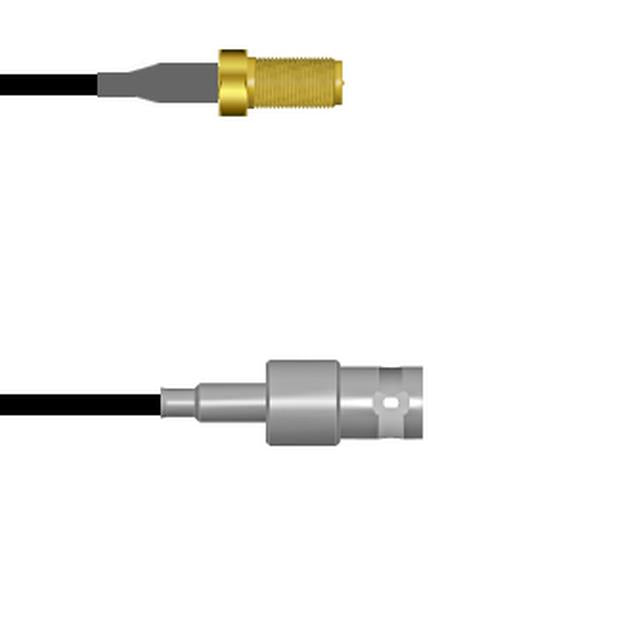Q-710030003009I by Amphenol Custom Cable - SMA-SJ/BNC-SJ G174 9I
