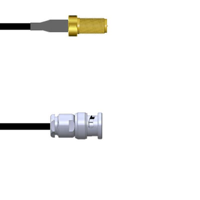 Q-7100J0003084I by Amphenol Custom Cable - SMA-SJ/BNC-SP G174 84I