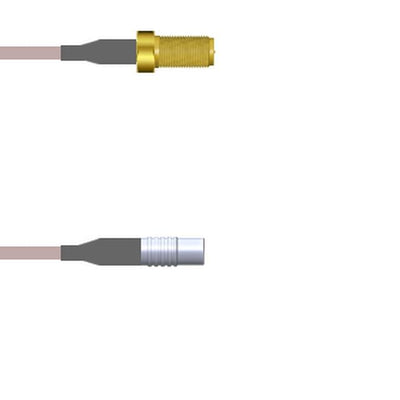 Q-710140005009I by Amphenol Custom Cable - SMA-SJ/MCX-SJ G316 9I