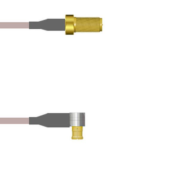 Q-7101A0005009I by Amphenol Custom Cable - SMA-SJ/MCX-RP G316 9I