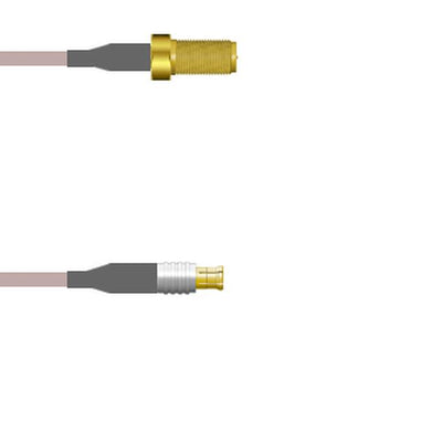 Q-7101F0005018I by Amphenol Custom Cable - SMA-SJ/MCX-SP G316 18I