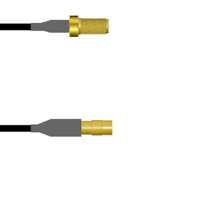 Q-7101J0003018I by Amphenol Custom Cable - SMA-SJ/MMCX-SJ G174 18I