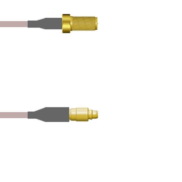 Q-7101Q0005084I by Amphenol Custom Cable - SMA-SJ/MMCX-SP G316 84I