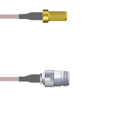 Q-710200005024I by Amphenol Custom Cable - SMA-SJ/N-SJ G316 24I