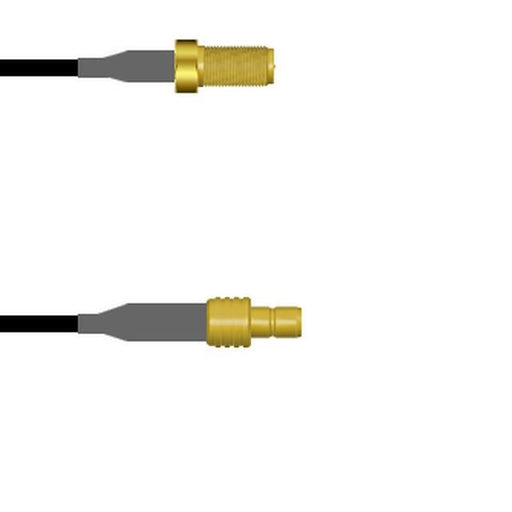Q-7103L0003001M by Amphenol Custom Cable - SMA-SJ/SMB-SJ G174 1M