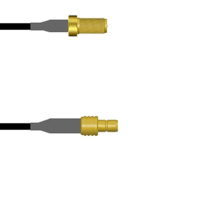 Q-7103L0003012I by Amphenol Custom Cable - SMA-SJ/SMB-SJ G174 12I