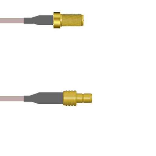 Q-7103L0005084I by Amphenol Custom Cable - SMA-SJ/SMB-SJ G316 84I