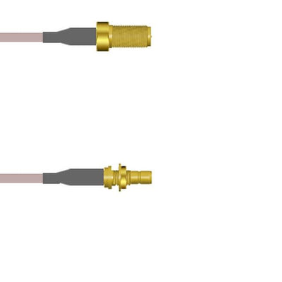 Q-7103M0005002M by Amphenol Custom Cable - SMA-SJ/SMB-SJB G316 2M