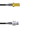 Q-7104E0003.75M by Amphenol Custom Cable - SMA-SJ/TNC-SJB G174 0.75M