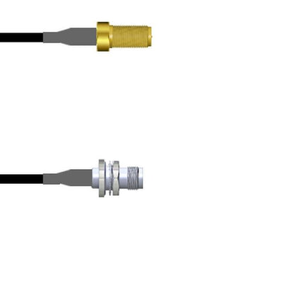 Q-7104E0003072I by Amphenol Custom Cable - SMA-SJ/TNC-SJB G174 72I