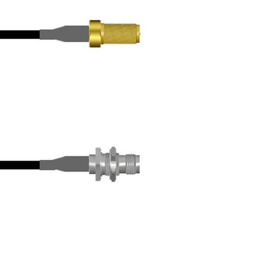Q-7104F0003036I by Amphenol Custom Cable - SMA-SJ/TNC-SJB G174 36I