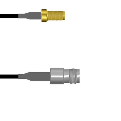 Q-7104G0003001M by Amphenol Custom Cable - SMA-SJ/TNC-SJ G174 1M