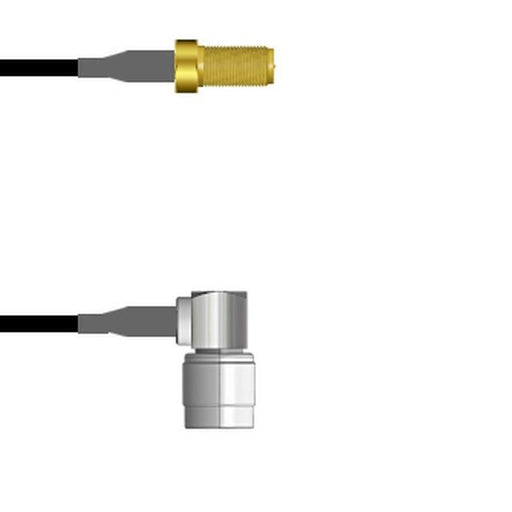 Q-7104T0003072I by Amphenol Custom Cable - SMA-SJ/TNC-RP G174 72I