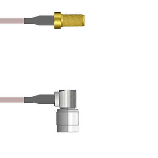 Q-7104T00050.5M by Amphenol Custom Cable - SMA-SJ/TNC-RP G316 0.5M