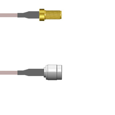 Q-710520005048I by Amphenol Custom Cable - SMA-SJ/TNC-SP G316 48I